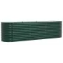 Huerto elevado Verde 320x80x81 cm de acero galvanizado by , Pots and planters - Ref: Foro24-42008123, Price: 208,58 €, Discou...