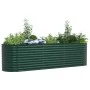 Huerto elevado Verde 320x80x81 cm de acero galvanizado by , Pots and planters - Ref: Foro24-42008123, Price: 208,58 €, Discou...