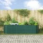Huerto elevado Verde 320x80x81 cm de acero galvanizado by , Pots and planters - Ref: Foro24-42008123, Price: 208,58 €, Discou...
