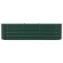 Huerto elevado Verde 320x80x81 cm de acero galvanizado by , Pots and planters - Ref: Foro24-42008123, Price: 208,58 €, Discou...