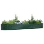 Cama Elevada para Jardín Verde 400x80x44 cm de Acero Galvanizado by , Pots and planters - Ref: Foro24-42008127, Price: 170,25...