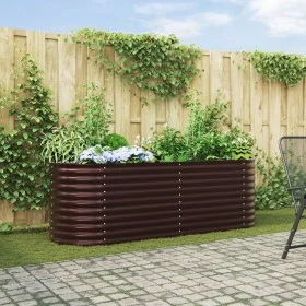 Huerto Elevado Marrón 240x80x81 cm Acero Galvanizado von , Töpfe und Pflanzgefäße - Ref: Foro24-42008134, Preis: 154,58 €, Ra...