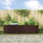 Huerto Elevado para Jardín Marrón 320x80x81 cm de Acero Galvanizado | Foro24.es | Tu tienda online para hogar, jardín y más Foro24.es