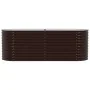 Huerto Elevado Marrón 240x80x81 cm Acero Galvanizado by , Pots and planters - Ref: Foro24-42008134, Price: 154,58 €, Discount: %