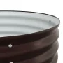 Huerto Elevado Marrón 240x80x81 cm Acero Galvanizado by , Pots and planters - Ref: Foro24-42008134, Price: 154,58 €, Discount: %