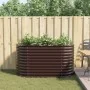 Huerto elevado Marrón 160x80x81 cm de acero galvanizado von , Töpfe und Pflanzgefäße - Ref: Foro24-42008135, Preis: 123,27 €,...