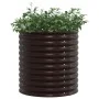 Huerto Elevado - Marrón 80x80x81 cm Acero Galvanizado by , Pots and planters - Ref: Foro24-42008136, Price: 109,09 €, Discoun...