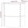 Huerto Elevado - Marrón 80x80x81 cm Acero Galvanizado by , Pots and planters - Ref: Foro24-42008136, Price: 109,09 €, Discoun...