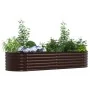Huerto Elevado para el Jardín, Marrón, 240x80x44 cm, de Acero Galvanizado von , Töpfe und Pflanzgefäße - Ref: Foro24-42008139...