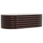 Huerto Elevado Marrón 160x80x44 cm de Acero Galvanizado de , Maceteros y jardineras - Ref: Foro24-42008140, Precio: 102,33 €,...
