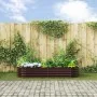 Huerto Elevado para el Jardín, Marrón, 240x80x44 cm, de Acero Galvanizado von , Töpfe und Pflanzgefäße - Ref: Foro24-42008139...