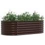 Huerto Elevado Marrón 160x80x44 cm de Acero Galvanizado de , Maceteros y jardineras - Ref: Foro24-42008140, Precio: 102,33 €,...