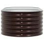 Huerto Elevado Marrón 160x80x44 cm de Acero Galvanizado de , Maceteros y jardineras - Ref: Foro24-42008140, Precio: 102,33 €,...