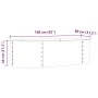 Huerto Elevado Marrón 160x80x44 cm de Acero Galvanizado de , Maceteros y jardineras - Ref: Foro24-42008140, Precio: 102,33 €,...
