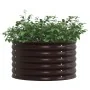 Parterre elevado en marrón, 80x80x44 cm, de acero galvanizado von , Töpfe und Pflanzgefäße - Ref: Foro24-42008141, Preis: 75,...