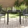 Mesa de Jardín Negra 80x80x73 cm de Vidrio Templado by , Garden tables - Ref: Foro24-42010312, Price: 103,66 €, Discount: %