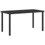Mesa de Jardín Negra 140x80x73 cm Vidrio Templado von , Gartentische - Ref: Foro24-42010313, Preis: 122,45 €, Rabatt: %