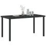 Mesa de Jardín Negra 140x80x73 cm Vidrio Templado von , Gartentische - Ref: Foro24-42010313, Preis: 122,45 €, Rabatt: %