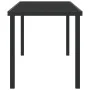 Mesa de Jardín Negra 140x80x73 cm Vidrio Templado von , Gartentische - Ref: Foro24-42010313, Preis: 122,45 €, Rabatt: %