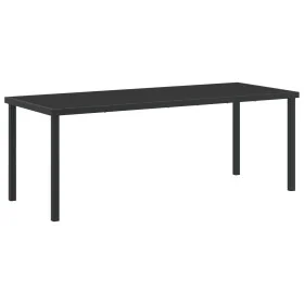 Comprar Mesa de Jardín Negra 200x80x73 cm con