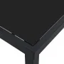 Mesa de Jardín Negra 200x80x73 cm con Vidrio Templado von , Gartentische - Ref: Foro24-42010315, Preis: 161,21 €, Rabatt: -5%%