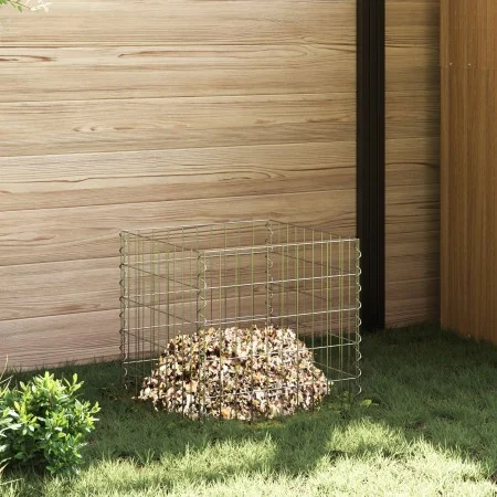 Compostador de Jardín 50x50x50 cm de Acero Galvanizado Cuadrado by , fence panels - Ref: Foro24-42010829, Price: 25,79 €, Dis...