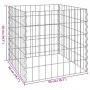 Compostador de Jardín 50x50x50 cm de Acero Galvanizado Cuadrado by , fence panels - Ref: Foro24-42010829, Price: 25,79 €, Dis...