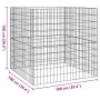 Compostador cuadrado de jardín 100x100x100 cm de acero galvanizado | Foro24.es | Tu tienda online para hogar, jardín y más Foro24.es
