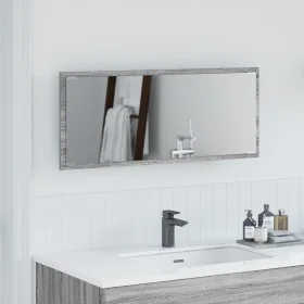 Espejo Gris sonoma Madera elaborada 90 x 33 cm Espejo von , Badezimmerwaschtische - Ref: Foro24-822818, Preis: 71,10 €, Rabat...
