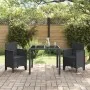 Silla de Jardín Juego de 2 Antracita Plástico Estandar Duradera de , Sillas de jardín - Ref: Foro24-847448, Precio: 77,22 €, ...