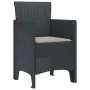 Silla de Jardín Conjunto de 2 Antracita, Taupe Plástico Estándar von , Gartenstühle - Ref: Foro24-847449, Preis: 82,96 €, Rab...