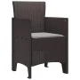 Silla de Jardín Set de 2 Marrón Ratán Estándar Duradero von , Gartenstühle - Ref: Foro24-847455, Preis: 82,96 €, Rabatt: %