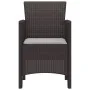 Silla de Jardín Set de 2 Marrón Ratán Estándar Duradero von , Gartenstühle - Ref: Foro24-847455, Preis: 82,96 €, Rabatt: %