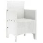 Silla de Jardín Conjunto de 2 Blanco Estilo de Ratán Plástico | Foro24.es | Tu tienda online para hogar, jardín y más Foro24.es
