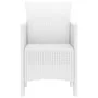 Silla de Jardín Conjunto de 2 Blanco Estilo de Ratán Plástico | Foro24.es | Tu tienda online para hogar, jardín y más Foro24.es