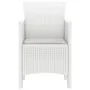 Silla de Jardín Juego de 2 Blanco, Gris Claro Plástico, Tela | Foro24.es | Tu tienda online para hogar, jardín y más Foro24.es