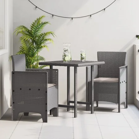 Silla de jardín Juego de 2 Gris claro Poliratán y acero Estándar von , Gartenstühle - Ref: Foro24-847464, Preis: 82,10 €, Rab...