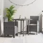 Silla de jardín Juego de 2 Gris claro Poliratán y acero Estándar von , Gartenstühle - Ref: Foro24-847464, Preis: 82,10 €, Rab...