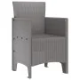 Silla de Jardín Conjunto de 2 Gris Claro Resina Plástica Estándar | Foro24.es | Tu tienda online para hogar, jardín y más Foro24.es