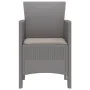 Silla de jardín Juego de 2 Gris claro Poliratán y acero Estándar von , Gartenstühle - Ref: Foro24-847464, Preis: 82,10 €, Rab...