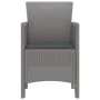 Silla de Jardín Juego de 2 Gris Claro, Antracita Polipropileno de , Sillas de jardín - Ref: Foro24-847466, Precio: 82,11 €, D...