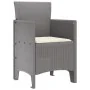 Silla de Jardín Conjunto de 2 Gris claro y crema Polipropileno | Foro24.es | Tu tienda online para hogar, jardín y más Foro24.es