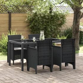 Silla de Jardín Set de 4 Antracita, Gris Claro