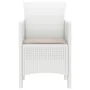 Silla de Jardín Set de 4 Blanco con cojines taupe | Foro24.es | Tu tienda online para hogar, jardín y más Foro24.es