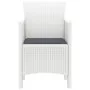 Silla de Jardín Juego de 4 Blanco, Antracita Plástico, Poliéster | Foro24.es | Tu tienda online para hogar, jardín y más Foro24.es