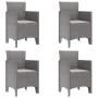 Silla de Jardín Juego de 4 Gris claro Plástico, Poliéster von , Gartenstühle - Ref: Foro24-847485, Preis: 150,17 €, Rabatt: -5%%