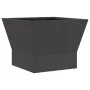 Fogón Cuadrado Negro 40x40x30 cm Acero by , Chimneys - Ref: Foro24-858908, Price: 45,63 €, Discount: -5%%