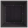 Fogón Cuadrado Negro 40x40x30 cm Acero by , Chimneys - Ref: Foro24-858908, Price: 45,63 €, Discount: -5%%