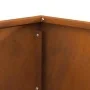 Fogata Cuadrada Marrón 60x60x35 cm de acero envejecido von , Kamine - Ref: Foro24-858911, Preis: 63,53 €, Rabatt: %