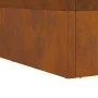 Fogata Cuadrada Marrón 60x60x35 cm de acero envejecido von , Kamine - Ref: Foro24-858911, Preis: 63,53 €, Rabatt: %
